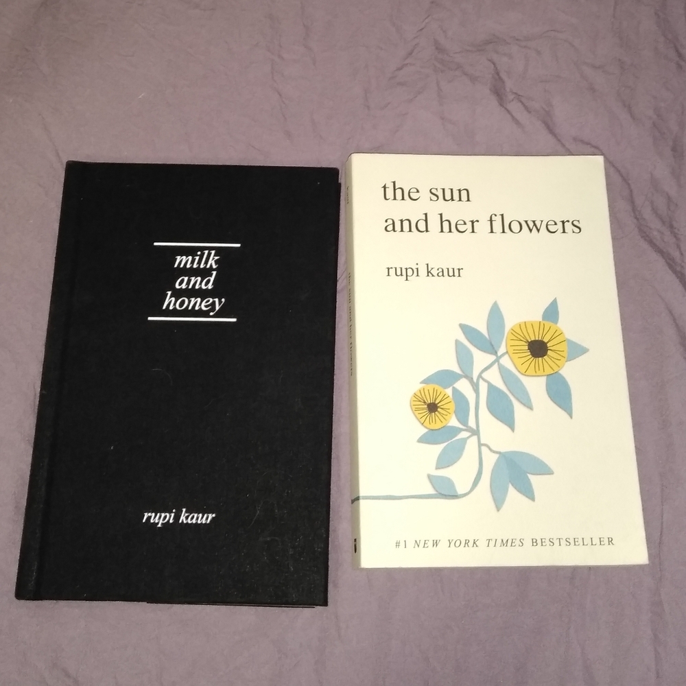 Milk and honey, the sun and her flowers book